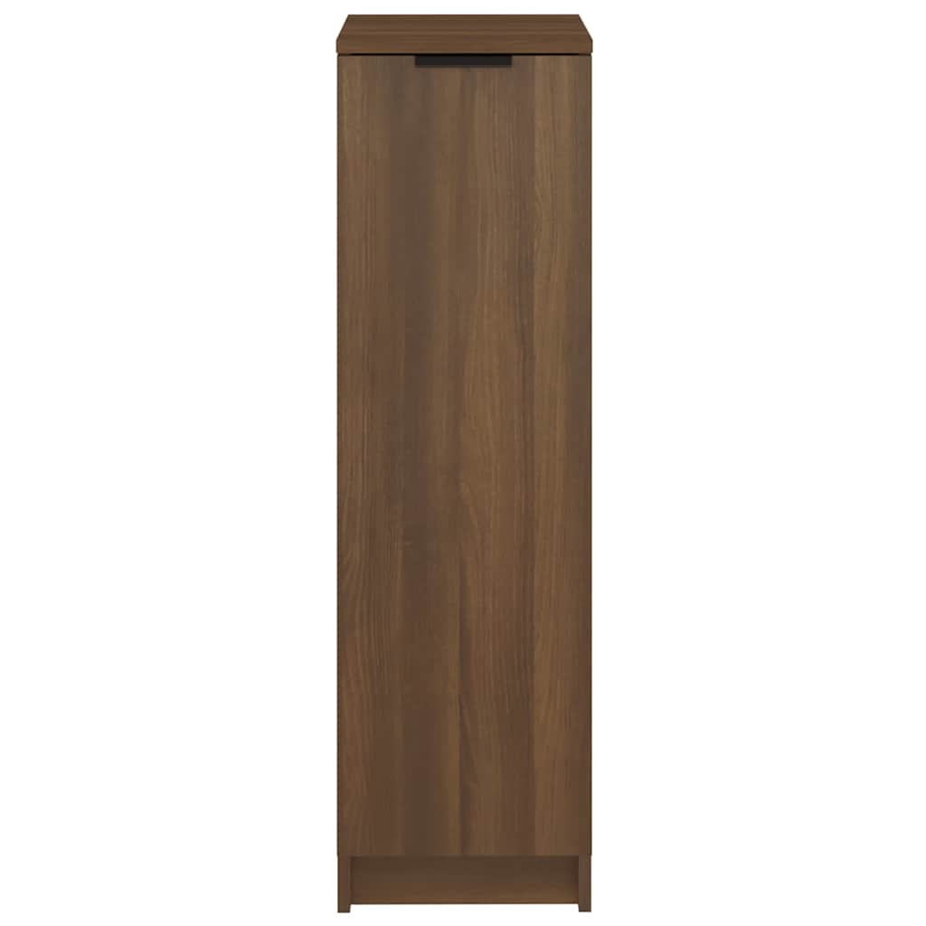 Scarpiera Rovere Marrone 30x35x100 cm in Legno Multistrato - homemem39