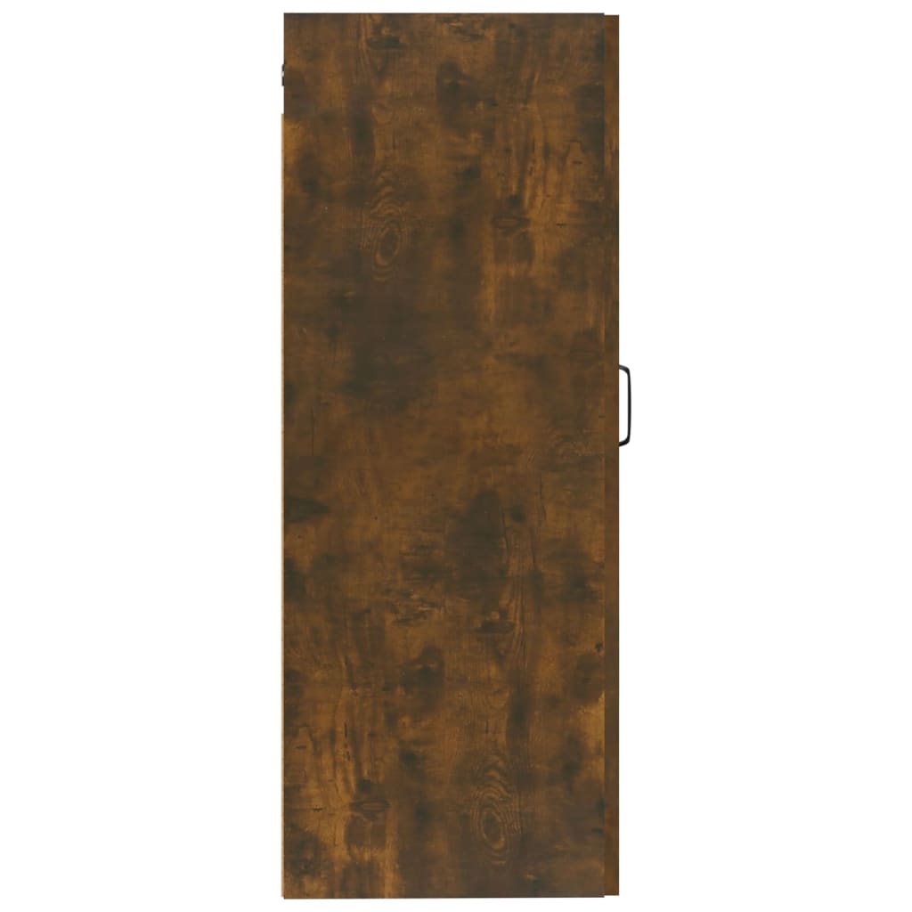 Mobile Pensile Rovere Fumo 35x34x90 cm in Legno Multistrato
