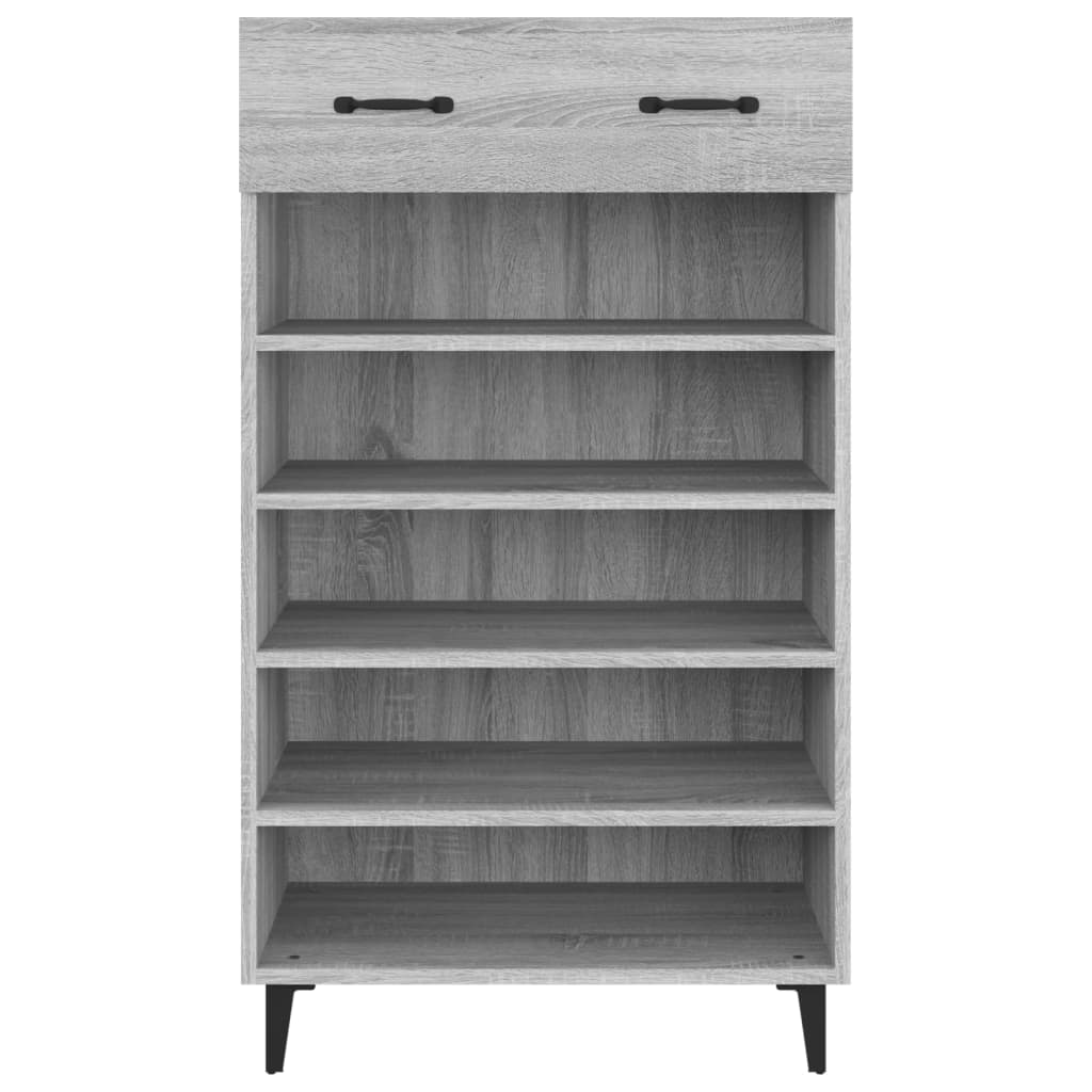 Scarpiera Grigio Sonoma 60x35x105 cm in Legno Multistrato - homemem39