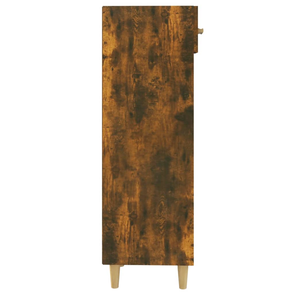 Scarpiera Rovere Fumo 30x35x105 cm in Legno Multistrato - homemem39