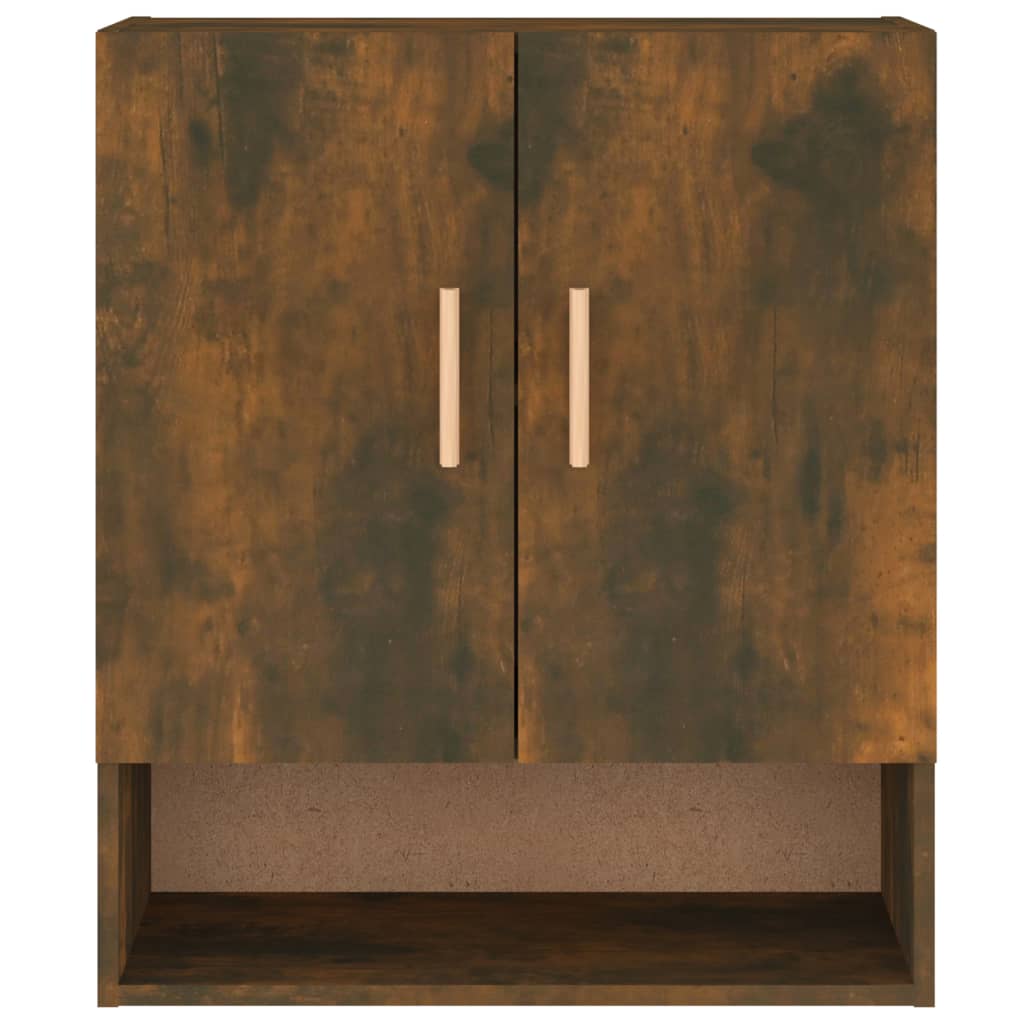 Armadietto a Muro Rovere Fumo 60x31x70 cm in Legno Multistrato - homemem39