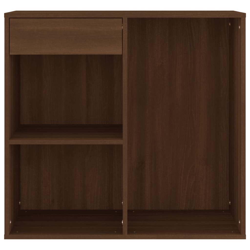 Armadietto per Cosmetici Rovere Marrone 80x40x75 cm in Legno - homemem39
