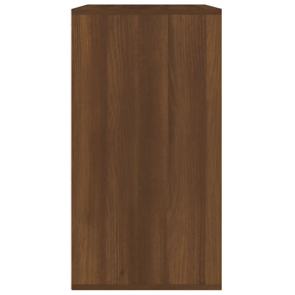 Armadietto per Cosmetici Rovere Marrone 80x40x75 cm in Legno - homemem39