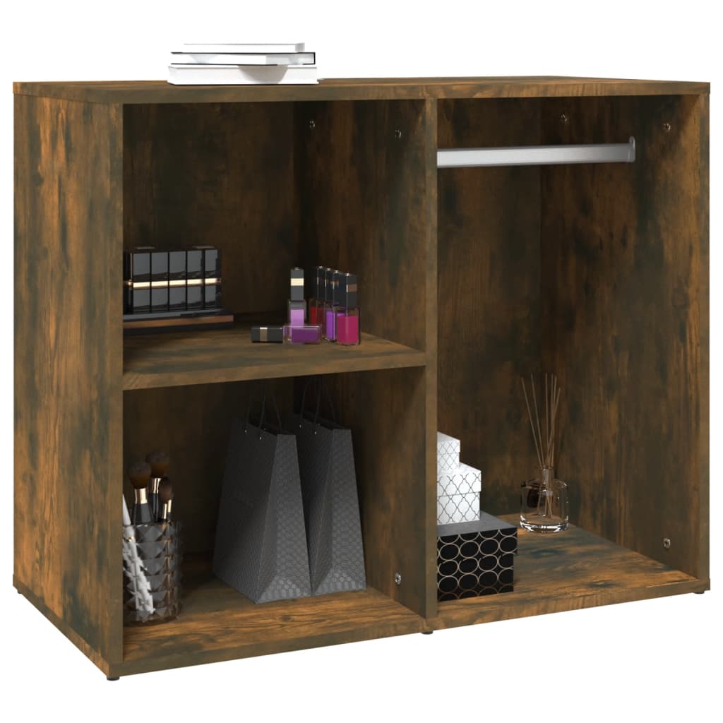 Armadietto Cosmetici Rovere Fumo 80x40x65 cm Legno Multistrato - homemem39
