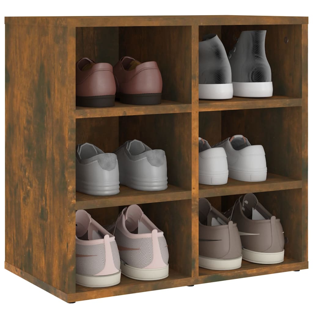 Scarpiera Rovere Fumo 52,5x30x50 cm - homemem39