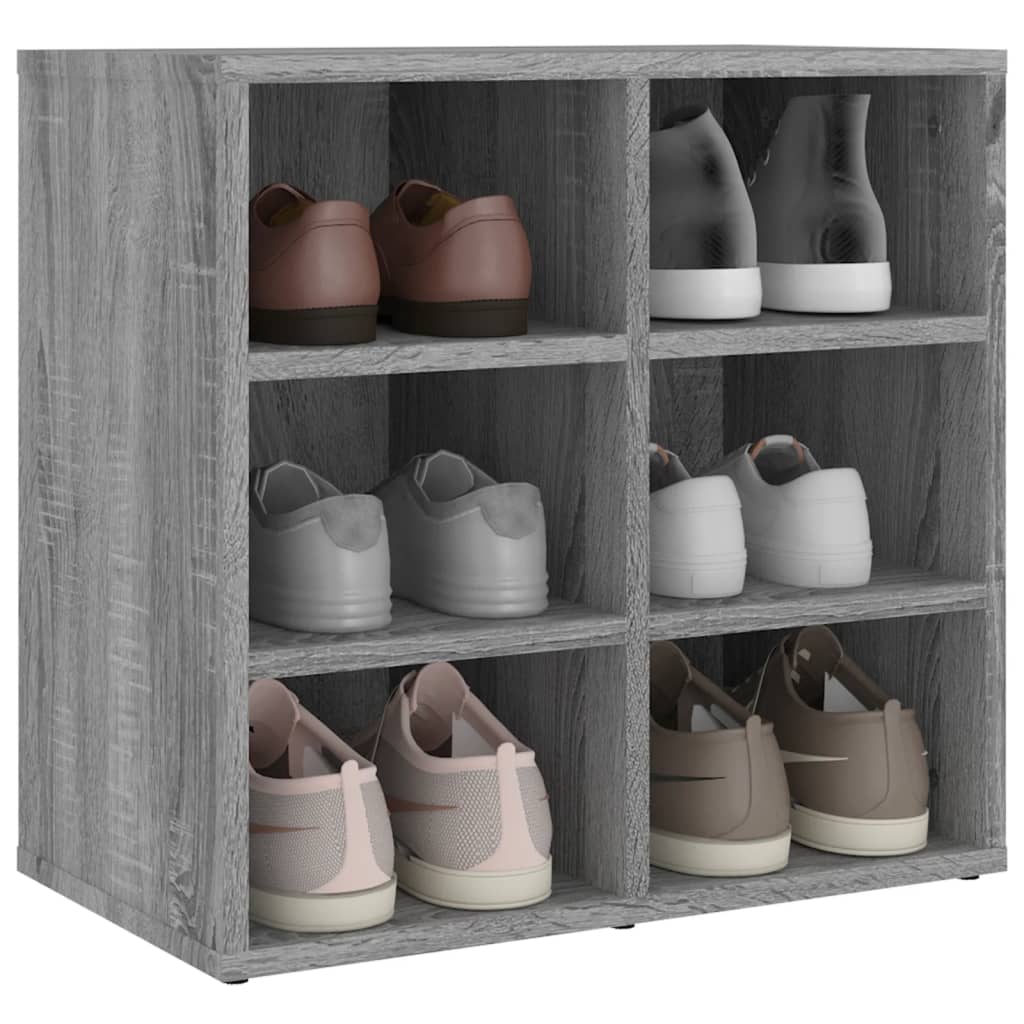 Scarpiera Grigio Sonoma 52,5x30x50 cm - homemem39