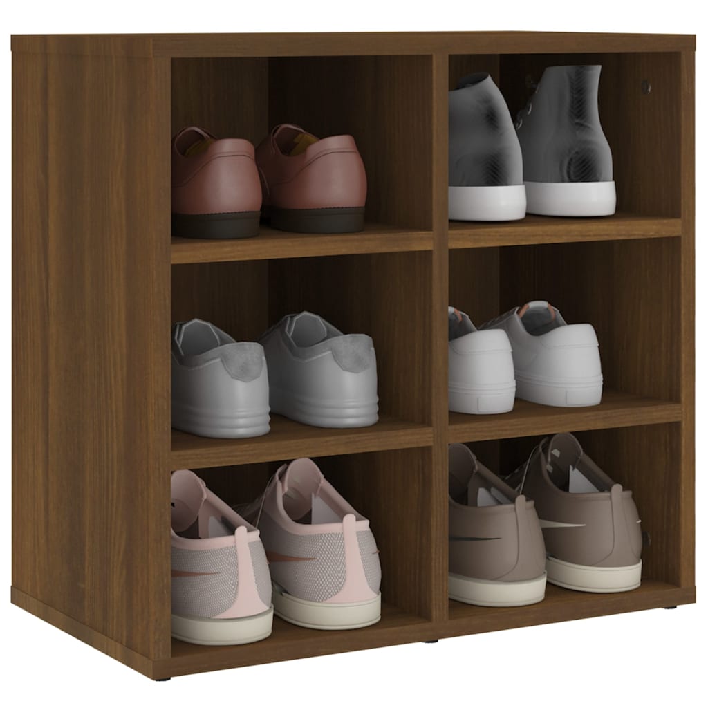 Scarpiera Rovere Marrone 52,5x30x50 cm - homemem39