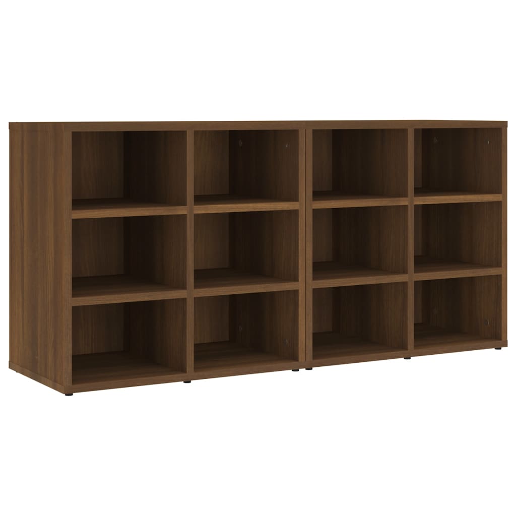 Scarpiere 2 pz Rovere Marrone 52,5x30x50 cm - homemem39