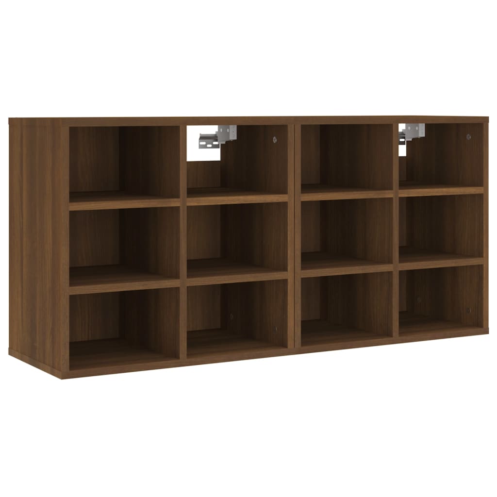 Scarpiere 2 pz Rovere Marrone 52,5x30x50 cm - homemem39