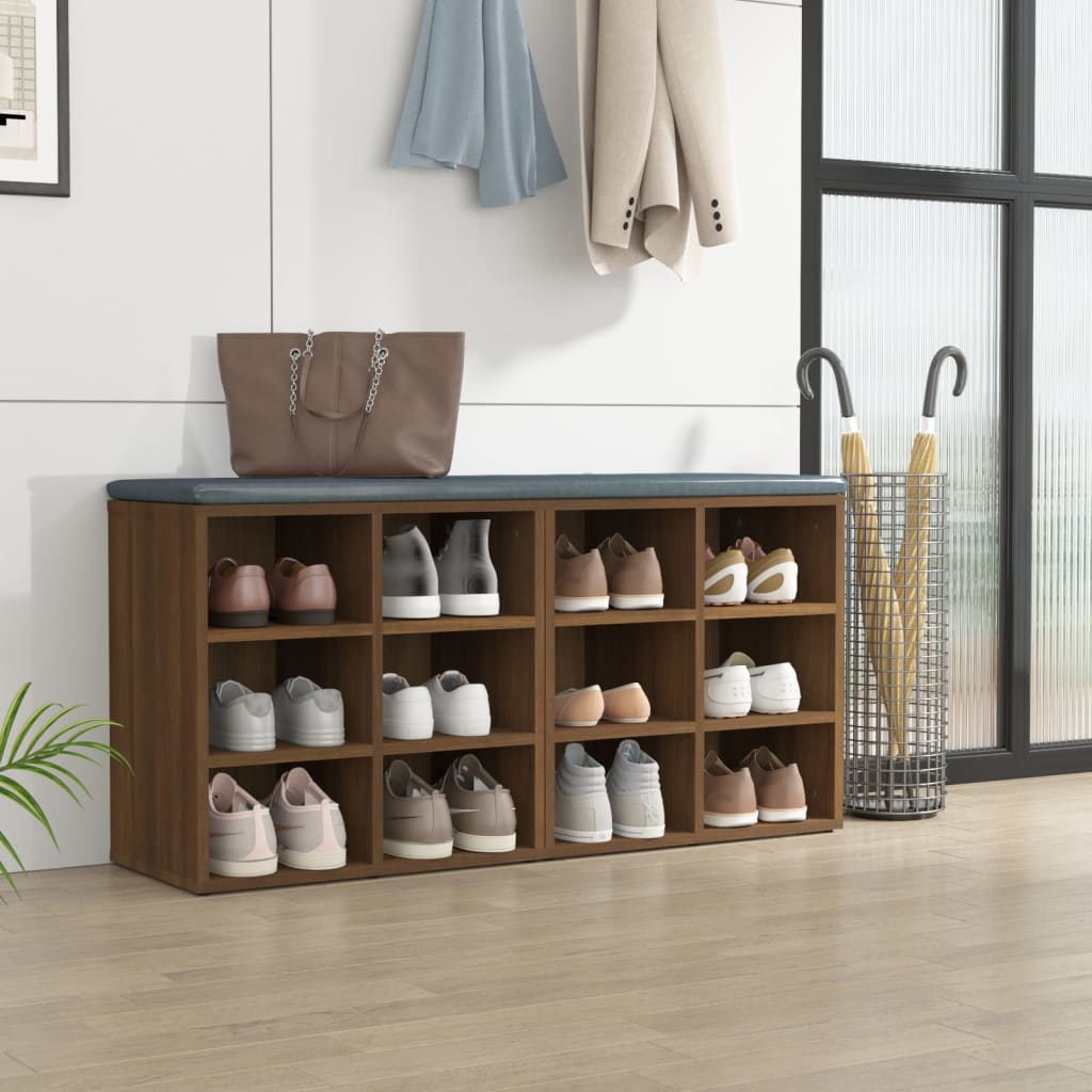 Scarpiere 2 pz Rovere Marrone 52,5x30x50 cm - homemem39