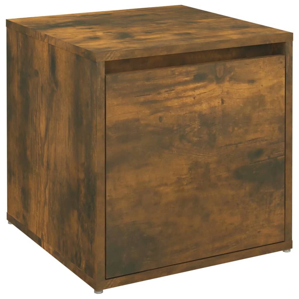 Cassetto Contenitore Rovere Fumo 40,5x40x40cm Legno Multistrato - homemem39