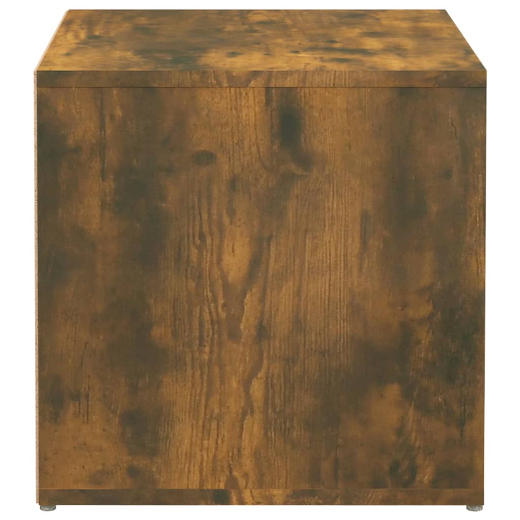 Cassetto Contenitore Rovere Fumo 40,5x40x40cm Legno Multistrato - homemem39