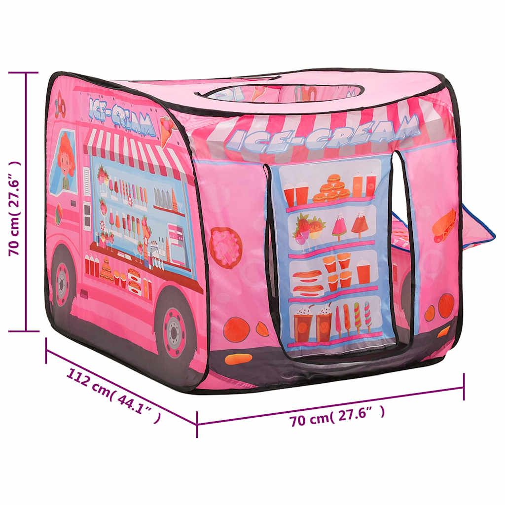Tenda da Gioco per Bambini Rosa 70x112x70 cm - homemem39