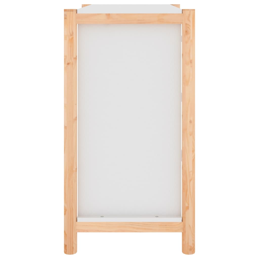 Credenza Bianca 62x38x70 cm in Legno Multistrato - homemem39
