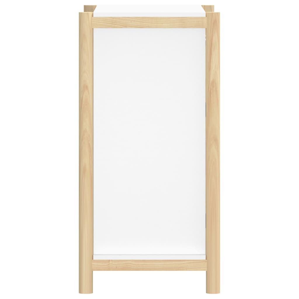 Credenza Bianca 62x38x75 cm in Legno Multistrato - homemem39