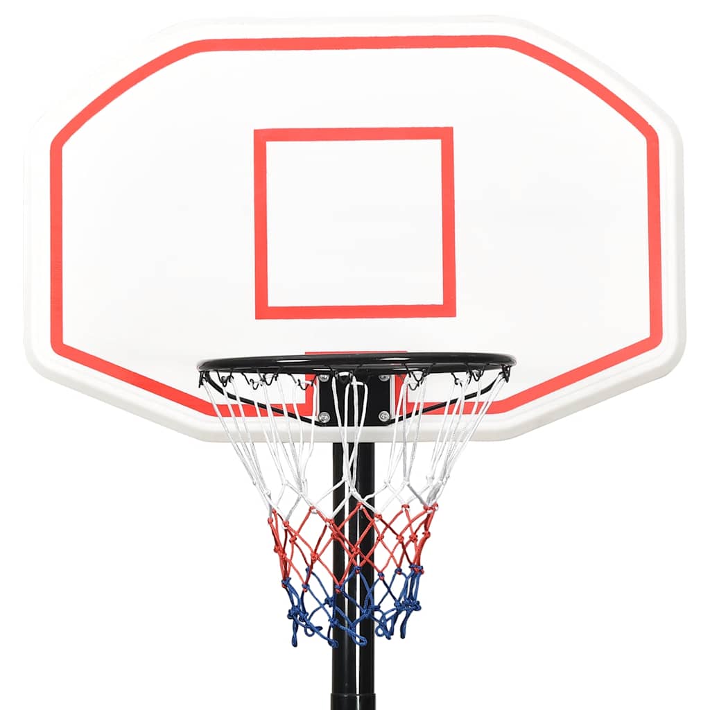 Supporto per Pallacanestro Bianco 258-363 cm Polietilene - homemem39