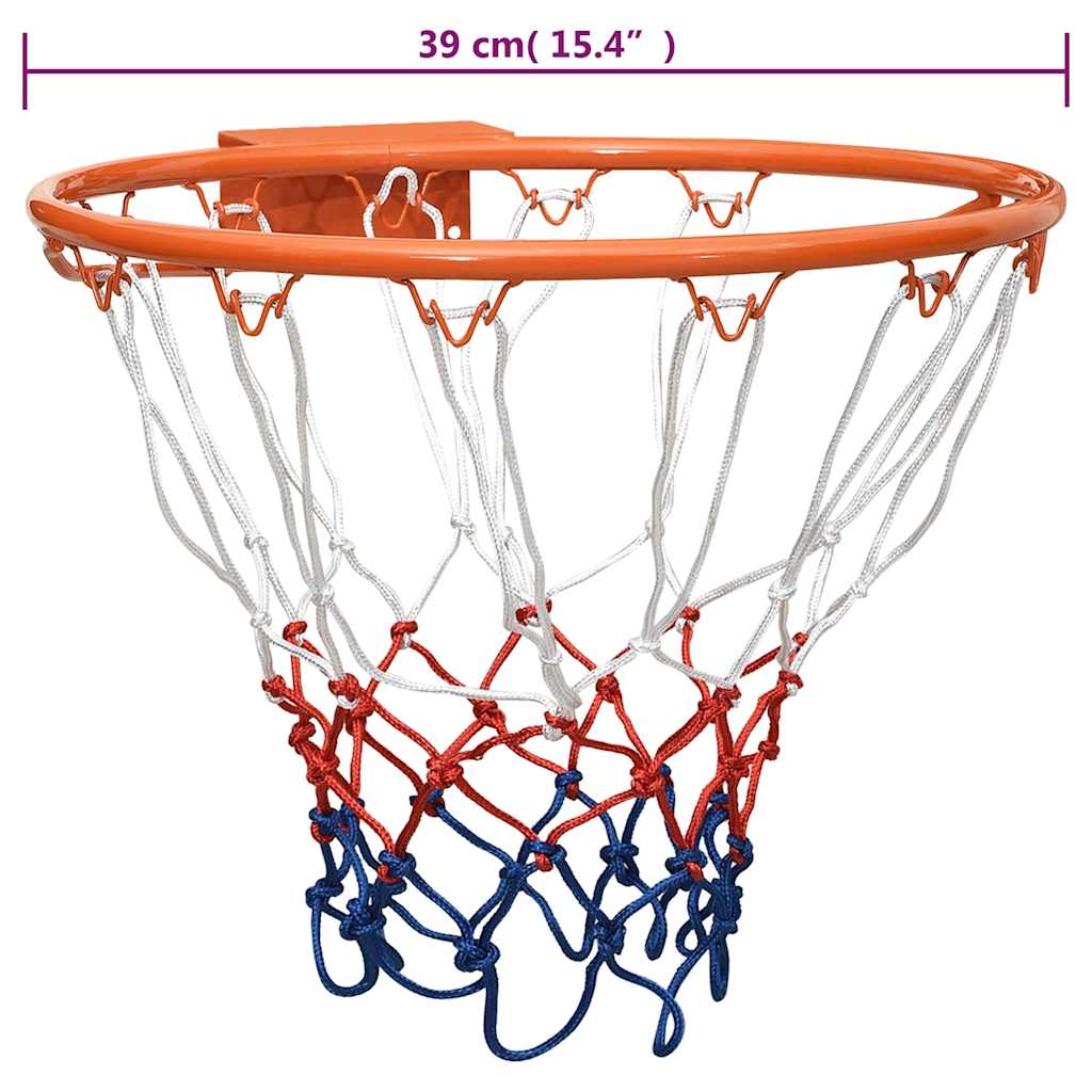 Canestro da Basket Arancione 39 cm Acciaio | homemem39