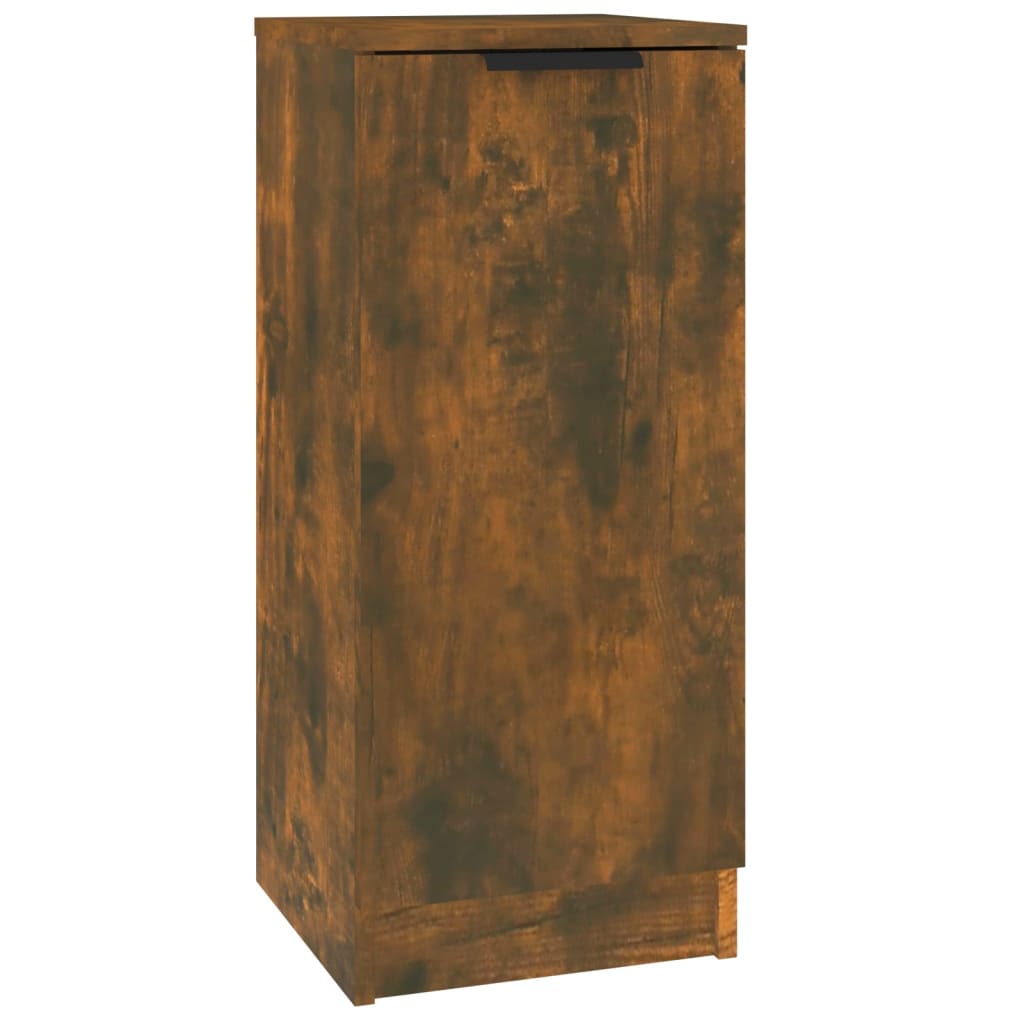 Credenze 3 pz Rovere Fumo in Legno Multistrato