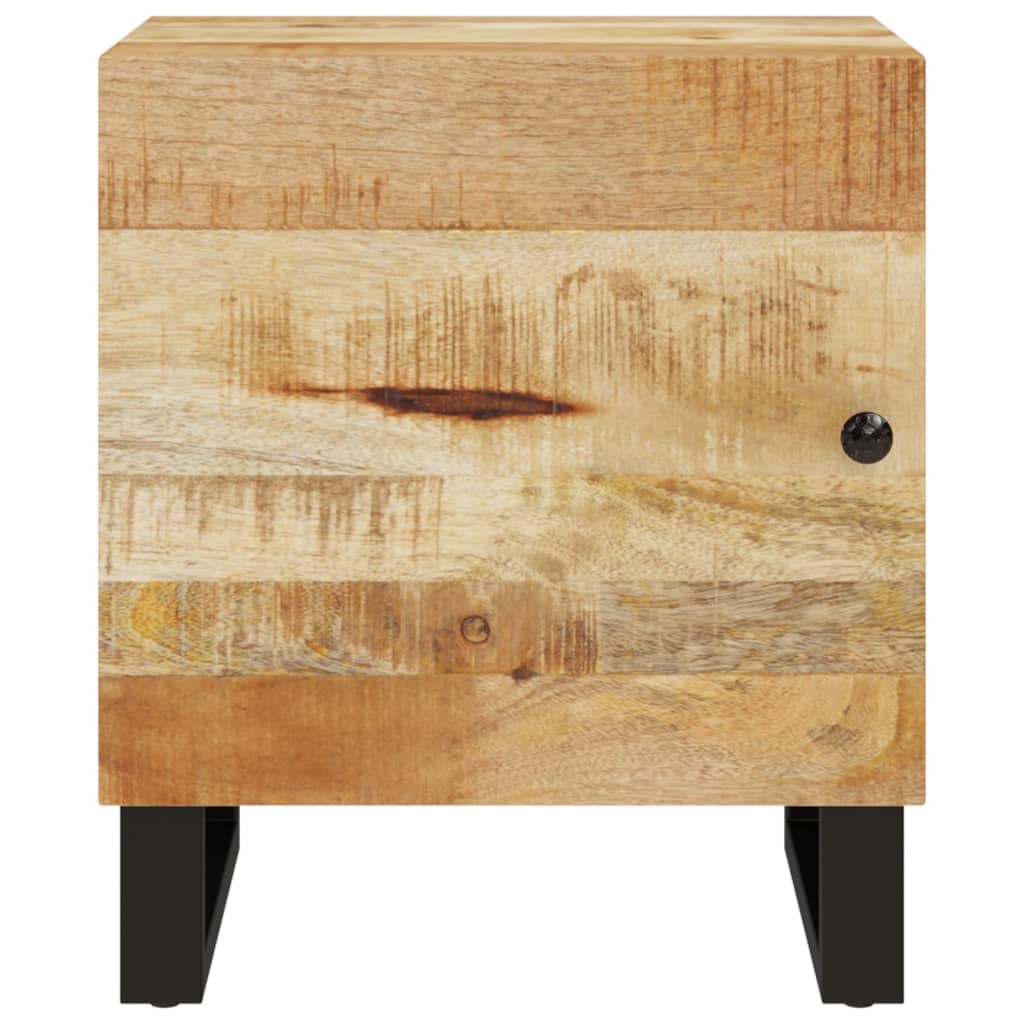 Comodini 2pz 40x33x46 cm in Legno Massello di Mango - homemem39