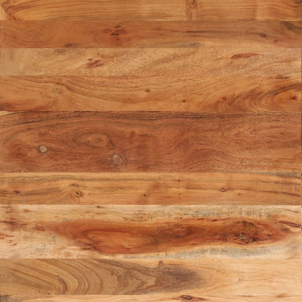 Comodini 2pz 40x33x46 cm in Legno Massello di Acacia - homemem39