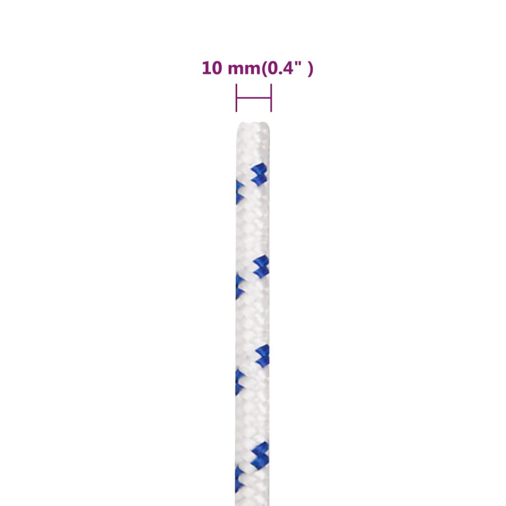 Corda per barca Bianca 10 mm 500 m in Polipropilene