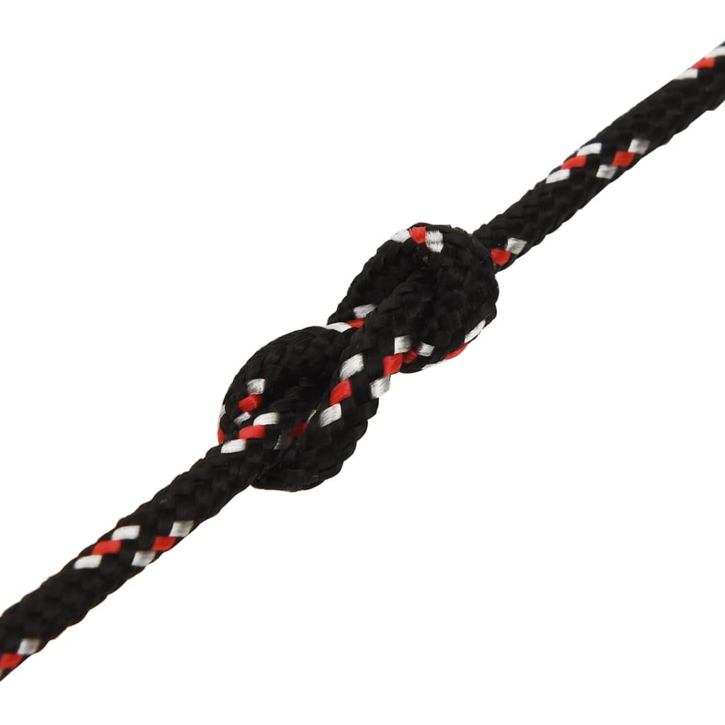 Corda da Lavoro Nera 4 mm 250 m in Polipropilene - homemem39