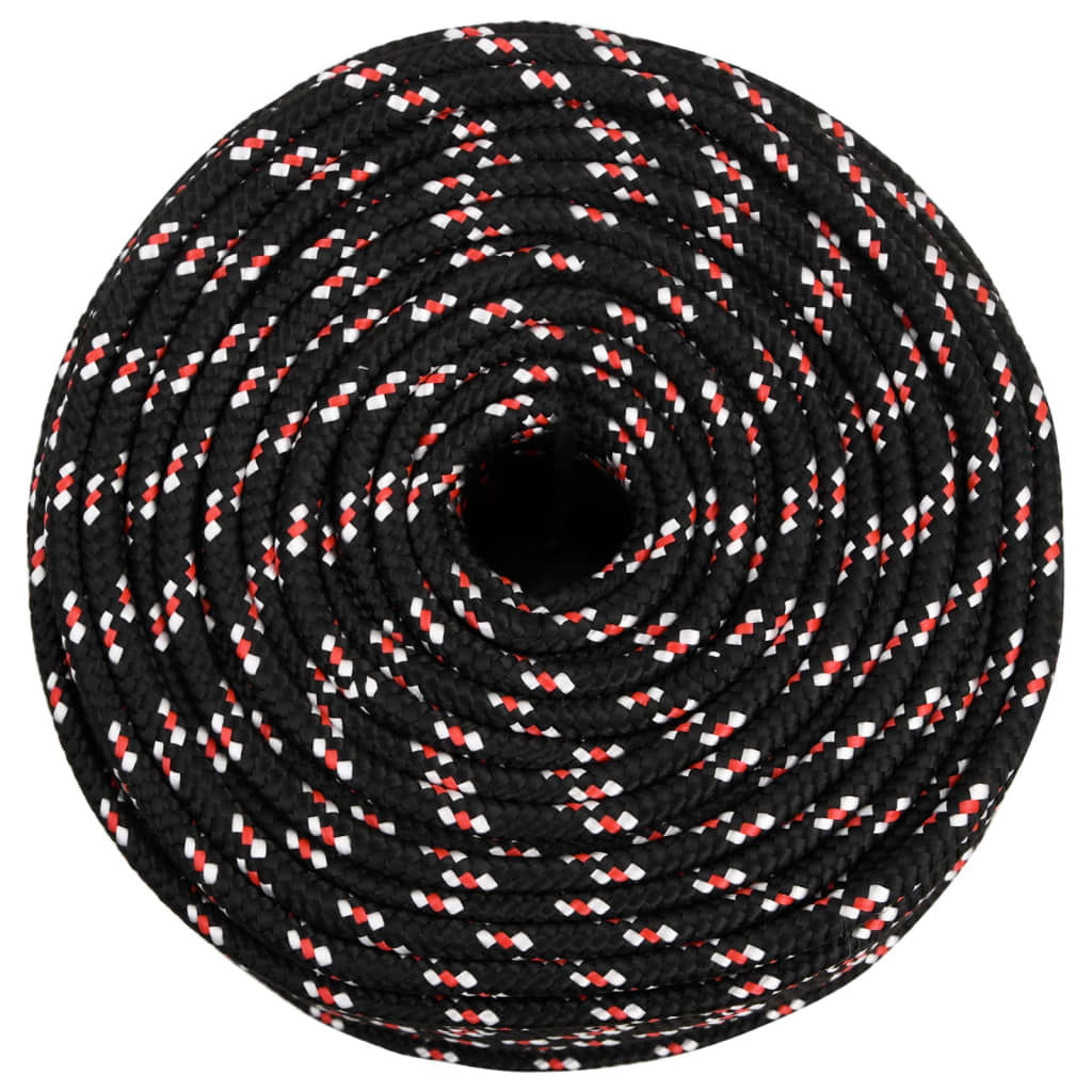 Black Nautical Rope 10 mm 500 m in Polypropylene