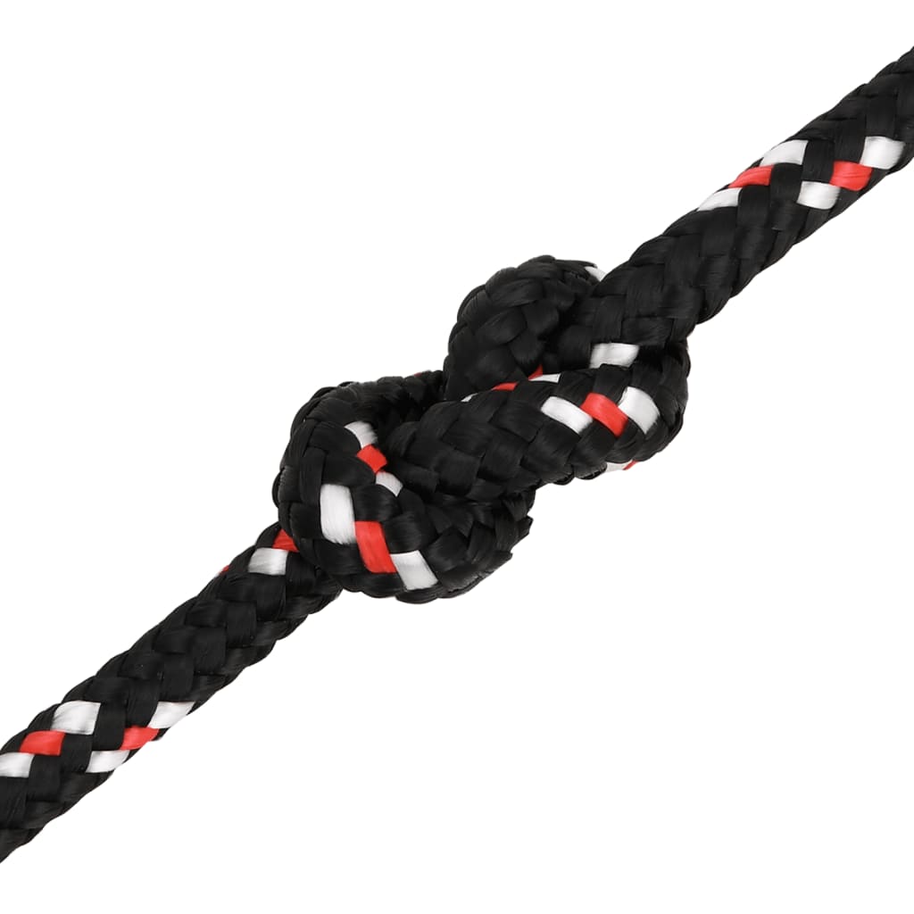 Black Nautical Rope 10 mm 500 m in Polypropylene