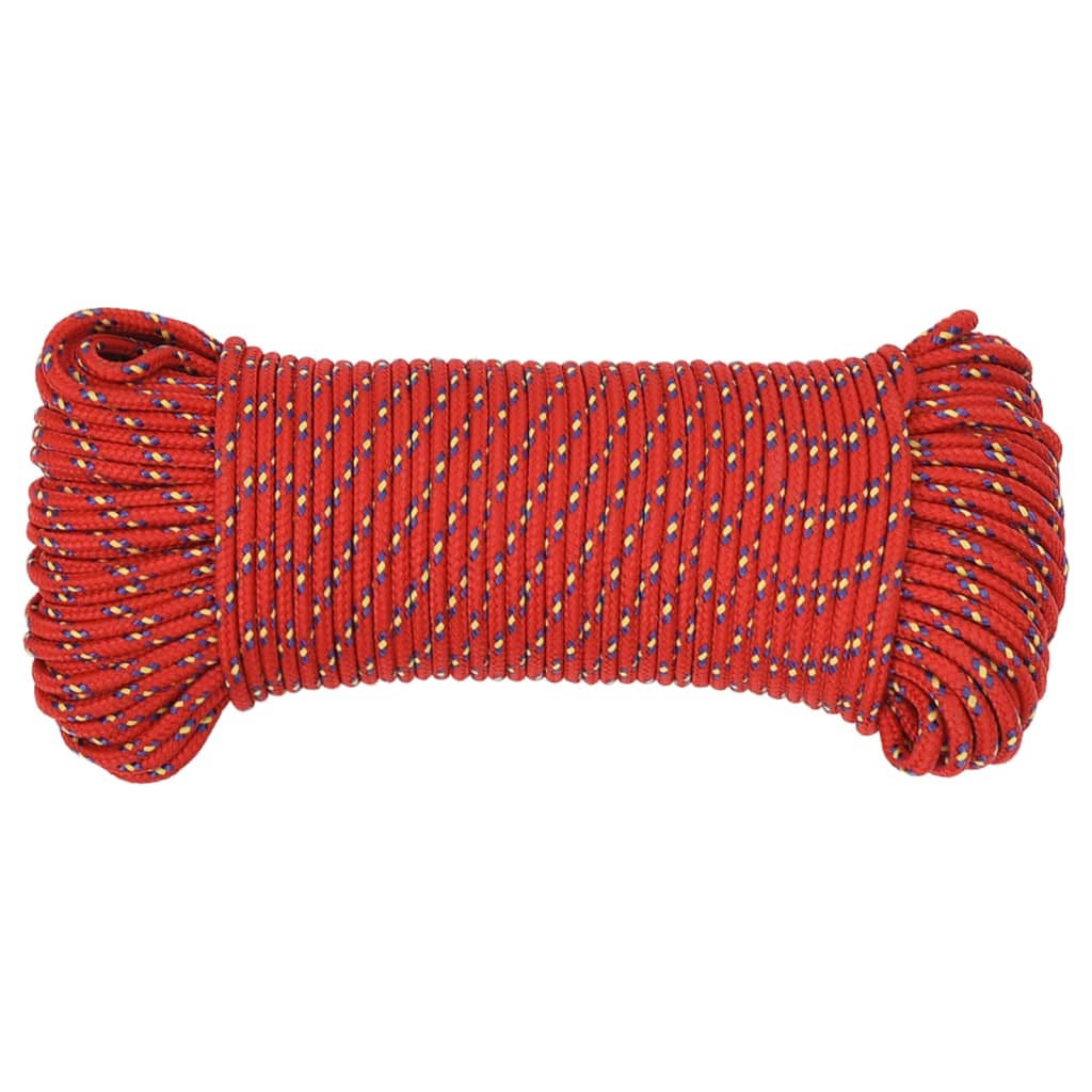 Corda per barca Rossa 4 mm 250 m in Polipropilene - homemem39
