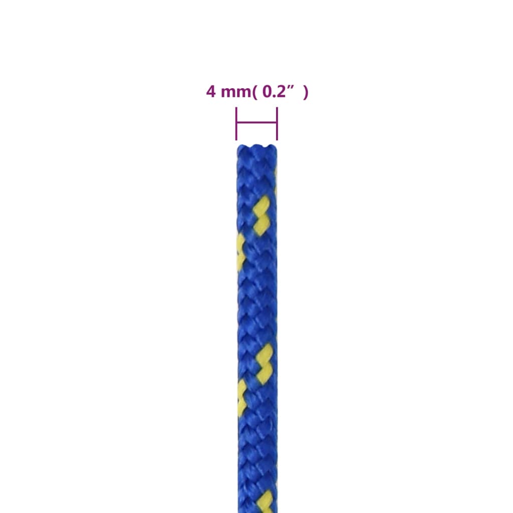 Corda per barca Blu 4 mm 50 m in Polipropilene | homemem39