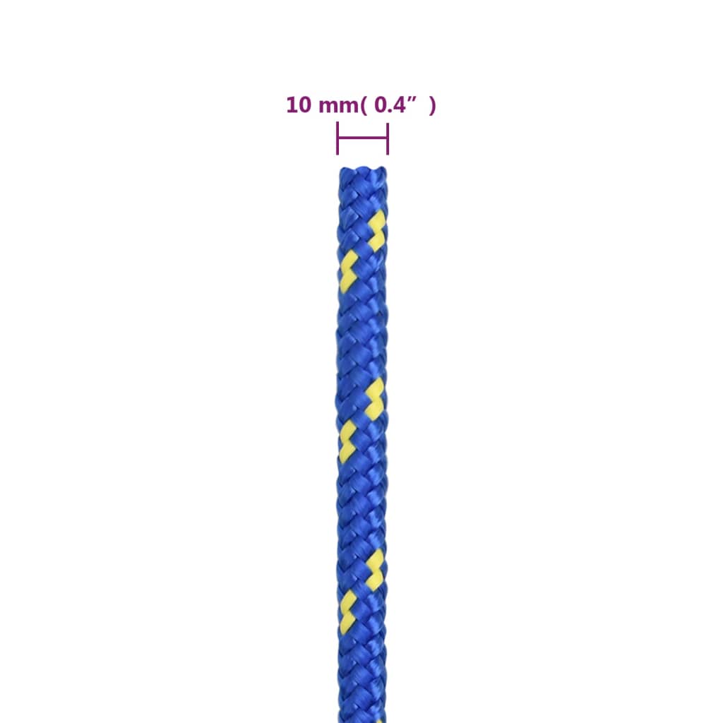 Corda per barca Blu 10 mm 100 m in Polipropilene - homemem39