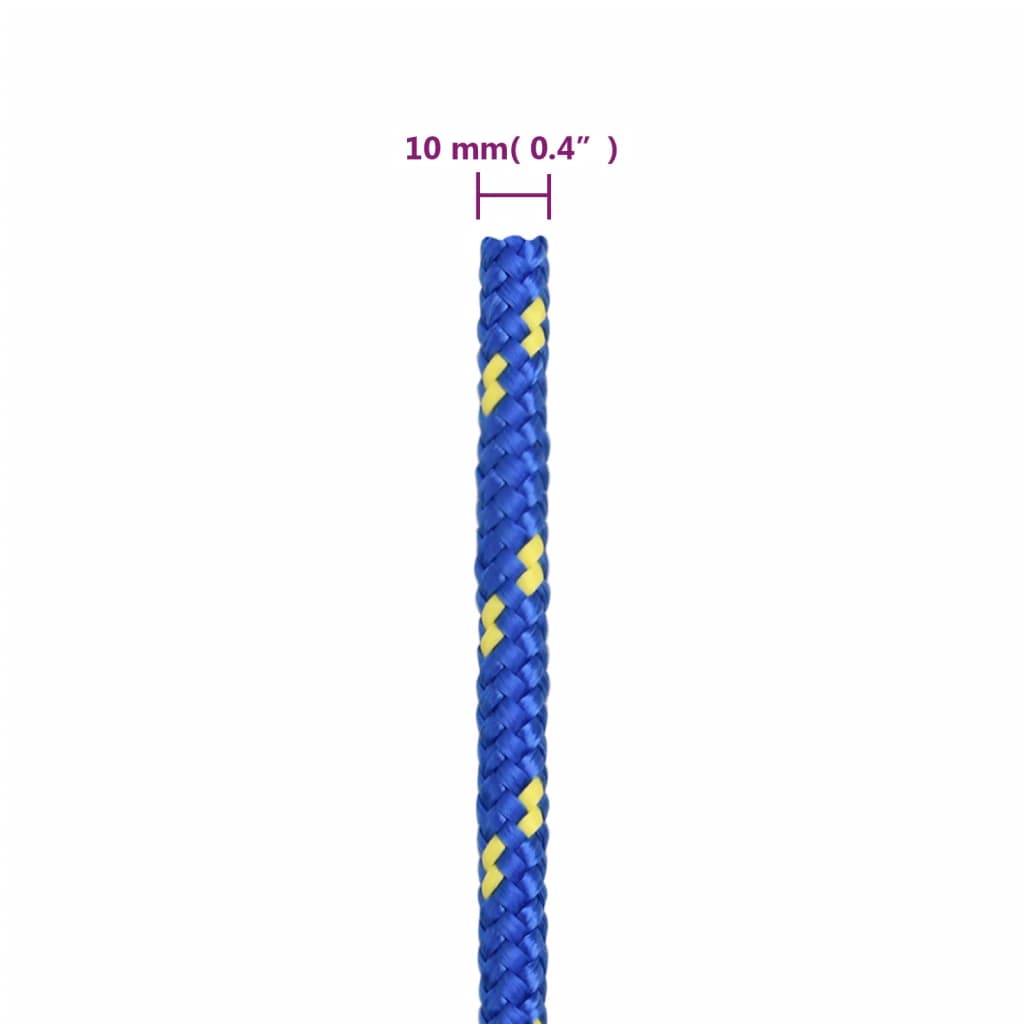 Corda per barca Blu 10 mm 500 m in Polipropilene