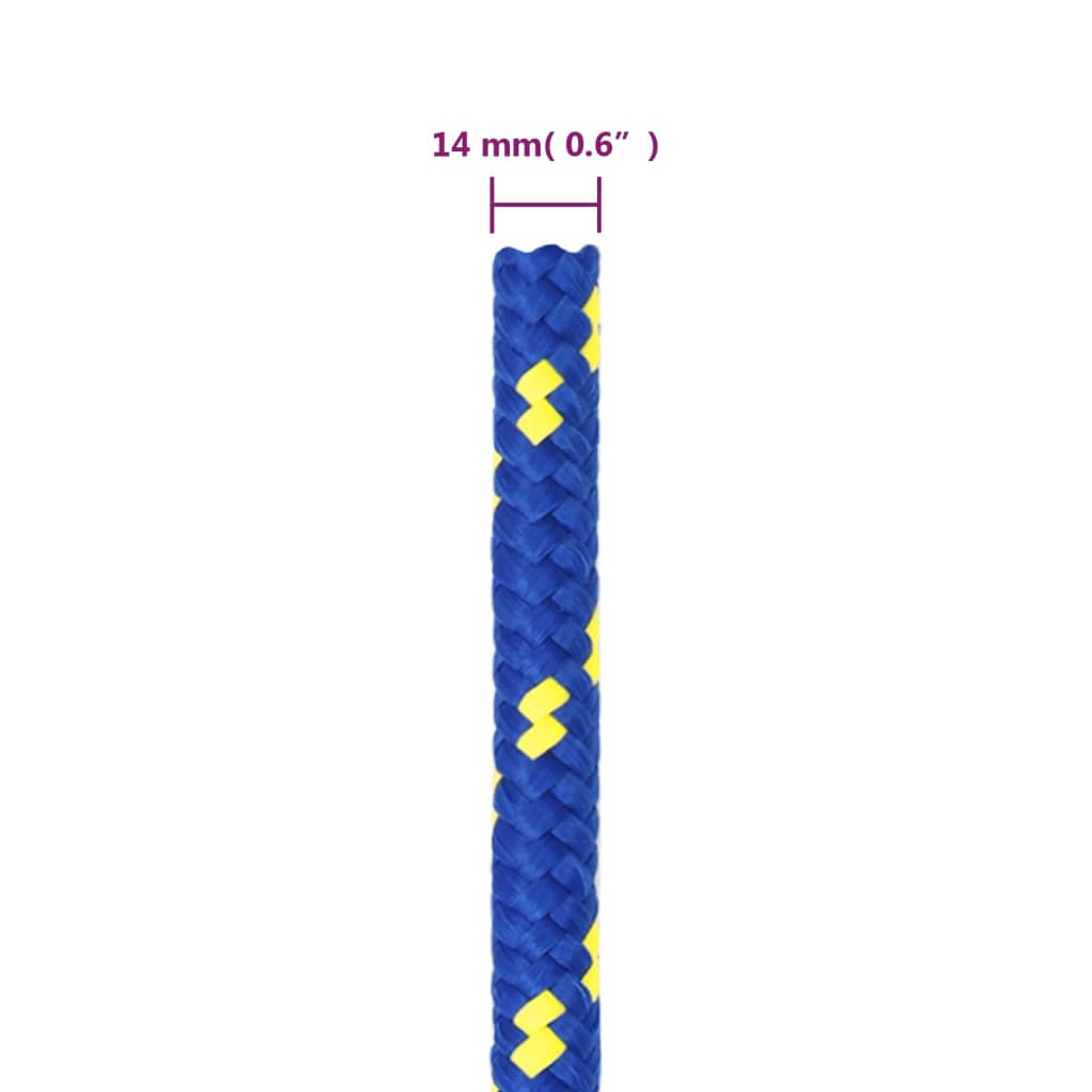 Corda per barca Blu 14 mm 25 m in Polipropilene | homemem39