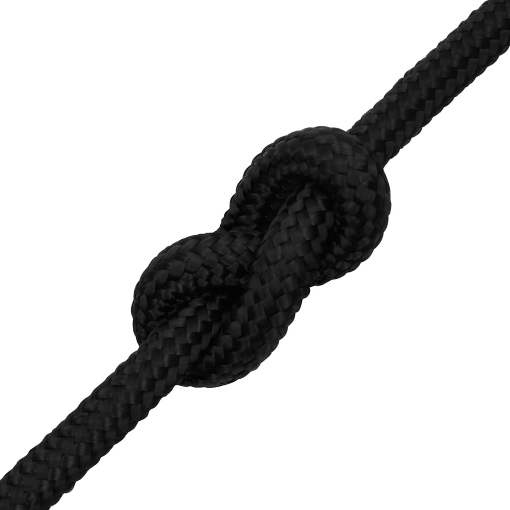 Corda per barca Completamente Nera 16 mm 250 m in Polipropilene - homemem39