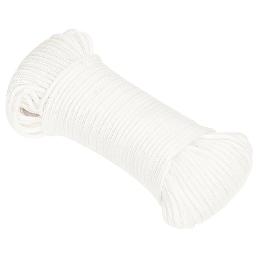 Corda per barca Completamente Bianca 3 mm 50 m in Polipropilene - homemem39