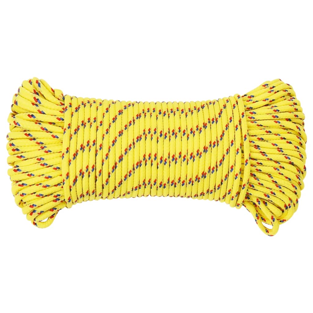 Corda per barca Gialla 5 mm 50 m in Polipropilene - homemem39