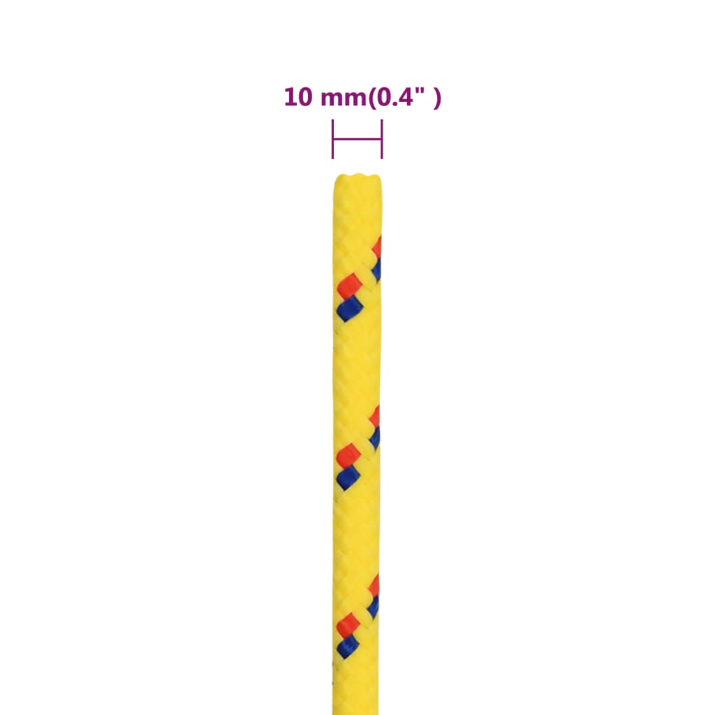 Corda per barca Gialla 10 mm 500 m in Polipropilene - homemem39