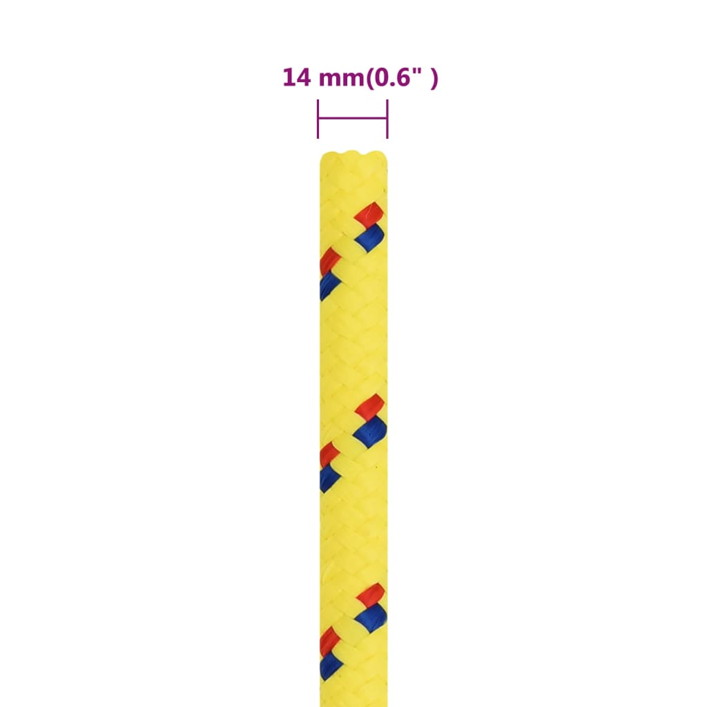 Corda per barca Gialla 14 mm 50 m in Polipropilene | homemem39