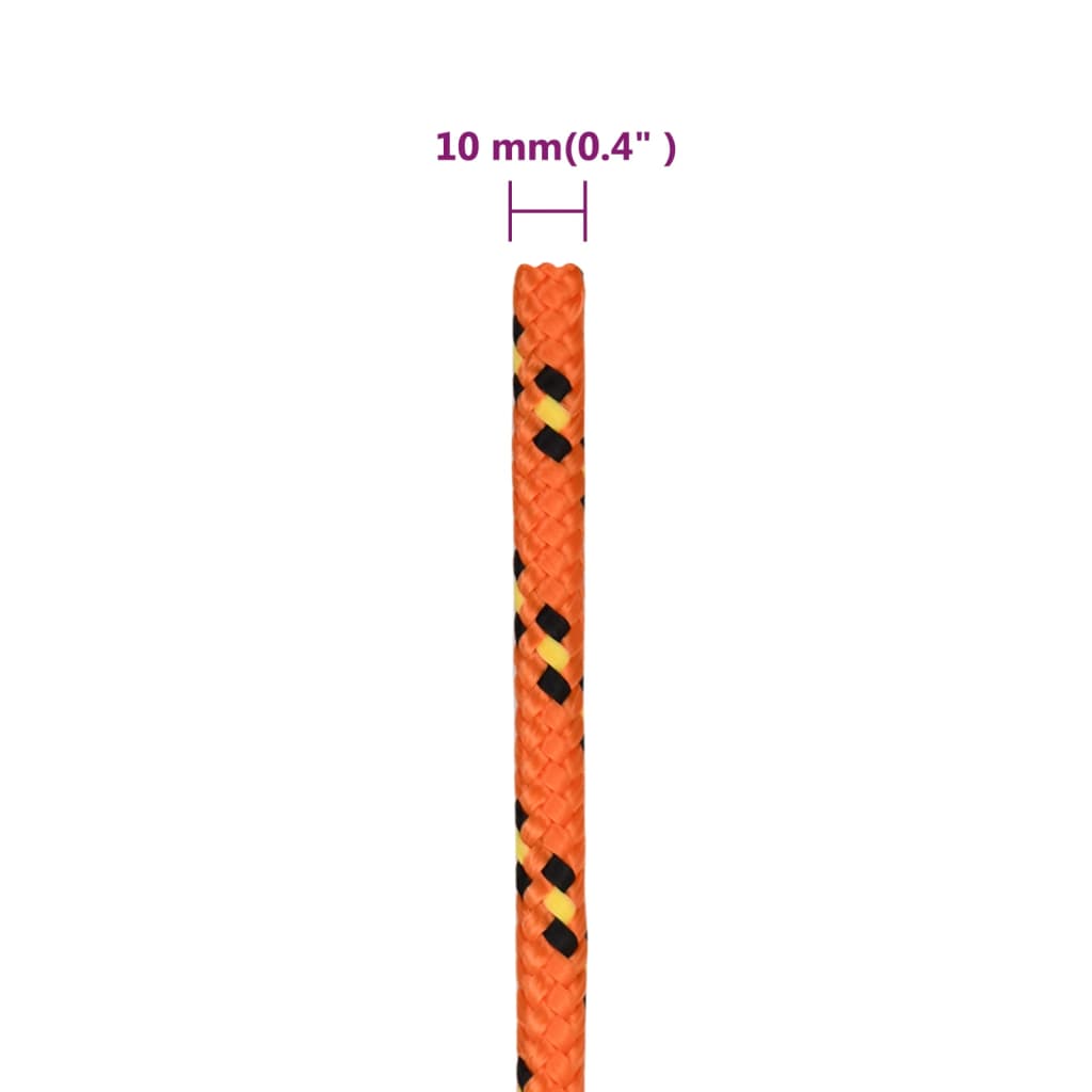Corda per barca Arancione 10 mm 25 m in Polipropilene | homemem39