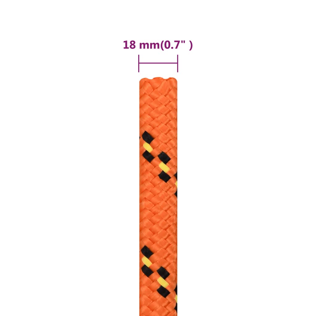 Corda per barca Arancione 18 mm 50 m in Polipropilene | homemem39