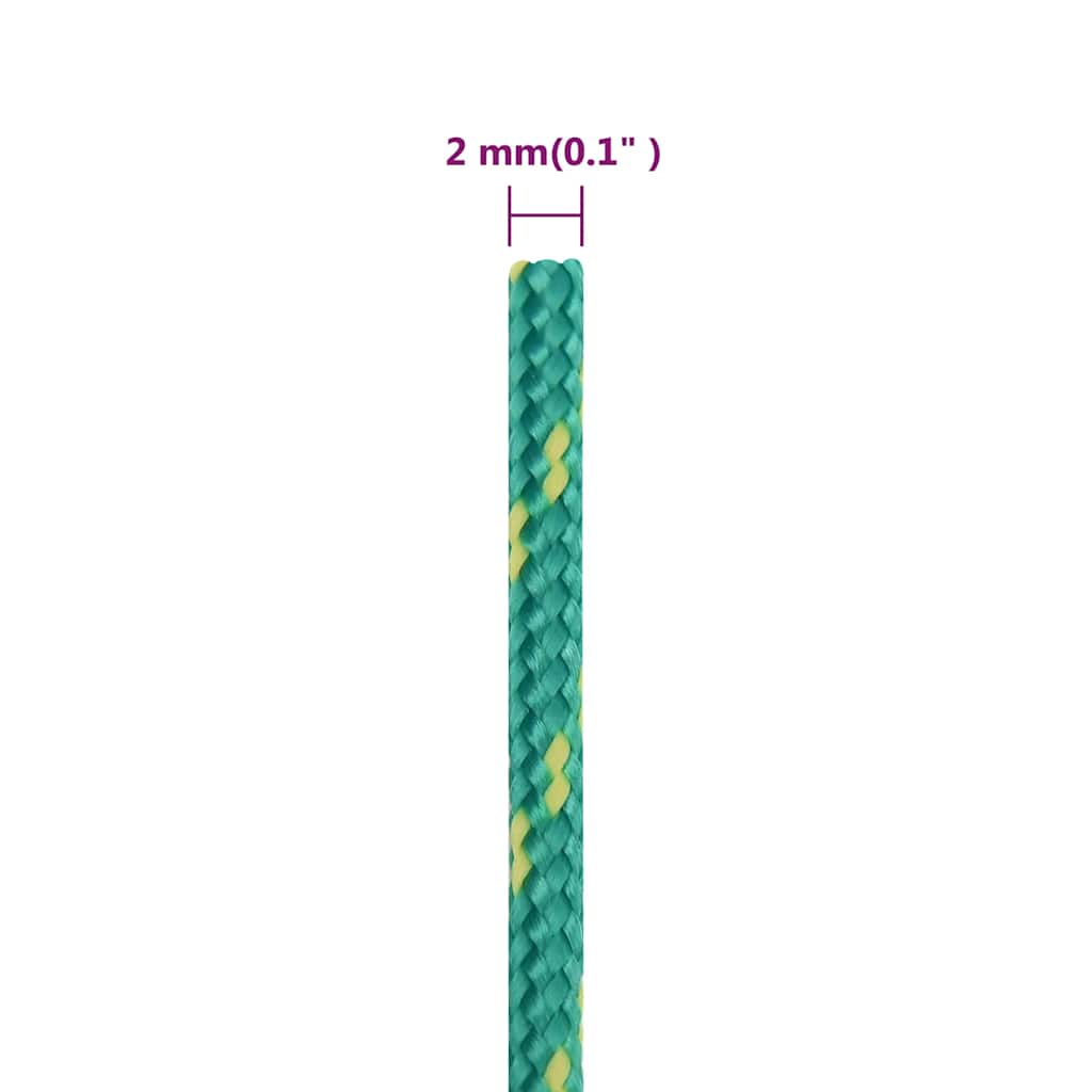 Corda per barca Verde 2 mm 50 m in Polipropilene | homemem39