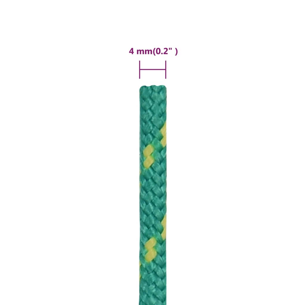 Corda per barca Verde 4 mm 25 m in Polipropilene | homemem39