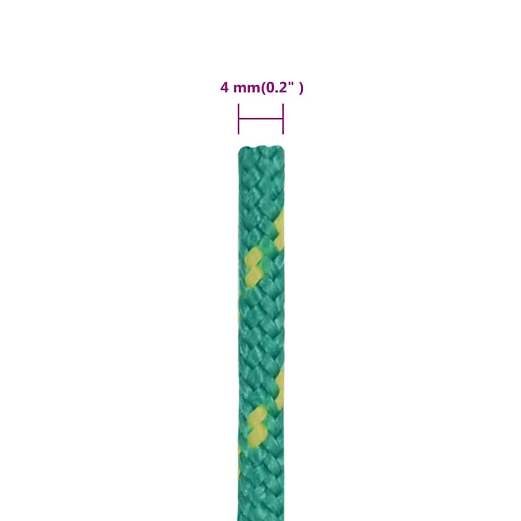 Corda per barca Verde 4 mm 500 m in Polipropilene | homemem39