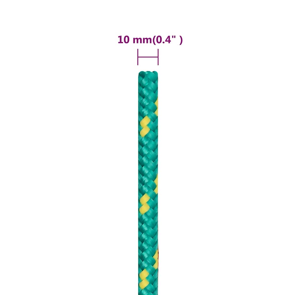 Corda per barca Verde 10 mm 50 m in Polipropilene | homemem39