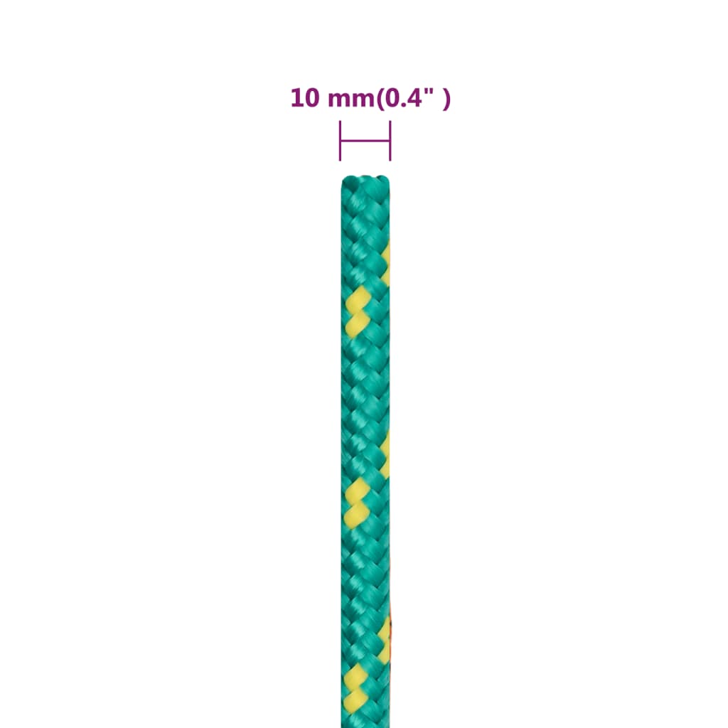Corda per barca Verde 10 mm 500 m in Polipropilene - homemem39