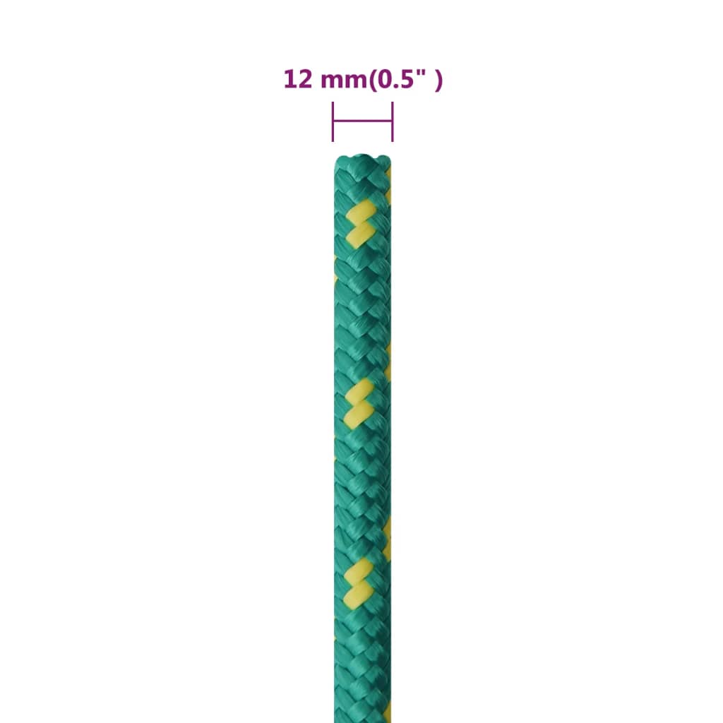 Corda per barca Verde 12 mm 250 m in Polipropilene | homemem39