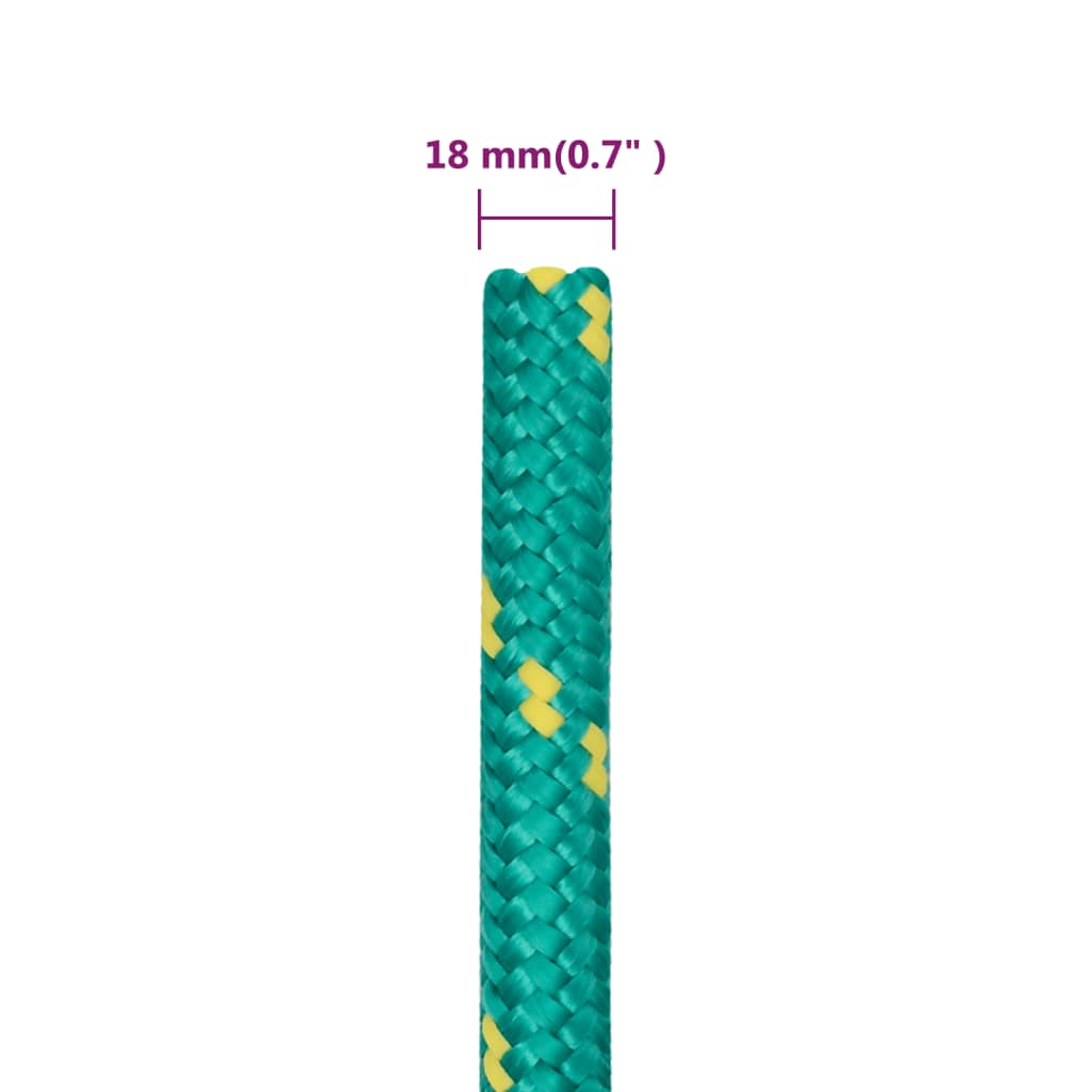 Corda per barca Verde 18 mm 50 m in Polipropilene | homemem39
