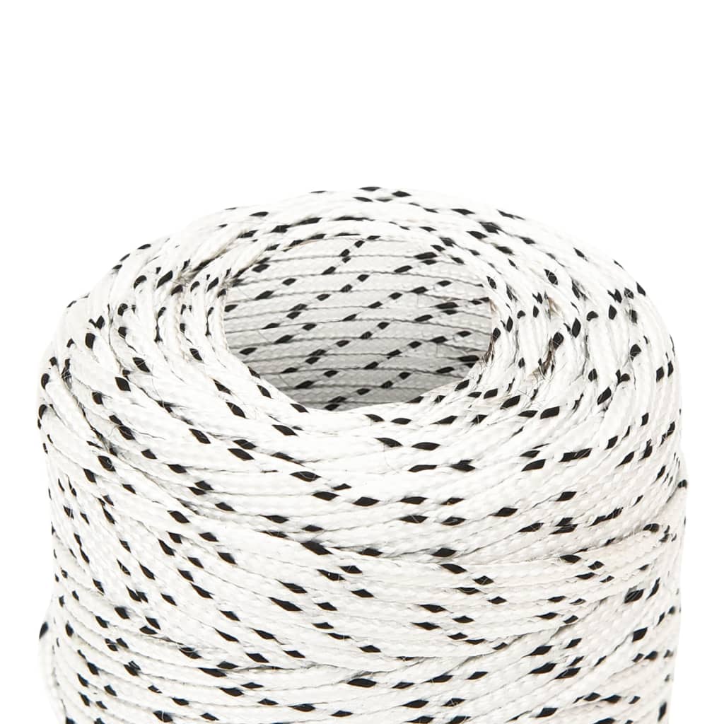 Corda Intrecciata per Barca Bianca 2 mm x 250 m Poliestere - homemem39