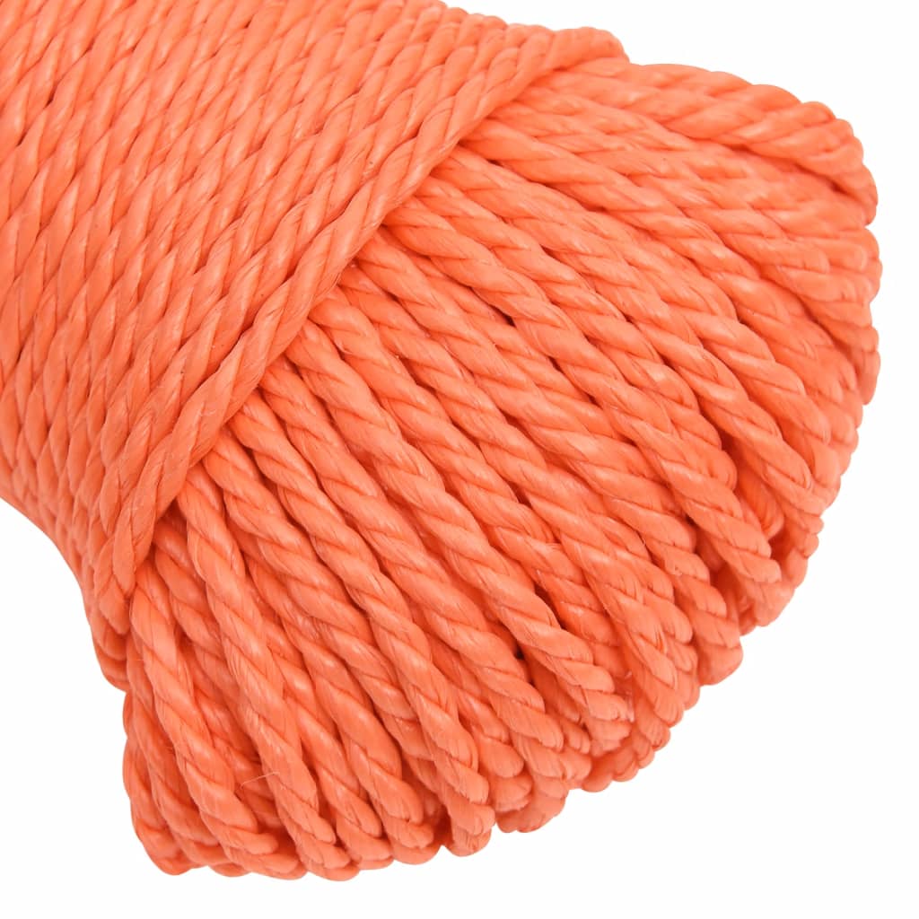 Corda da Lavoro Arancione 3 mm 50 m in Polipropilene - homemem39