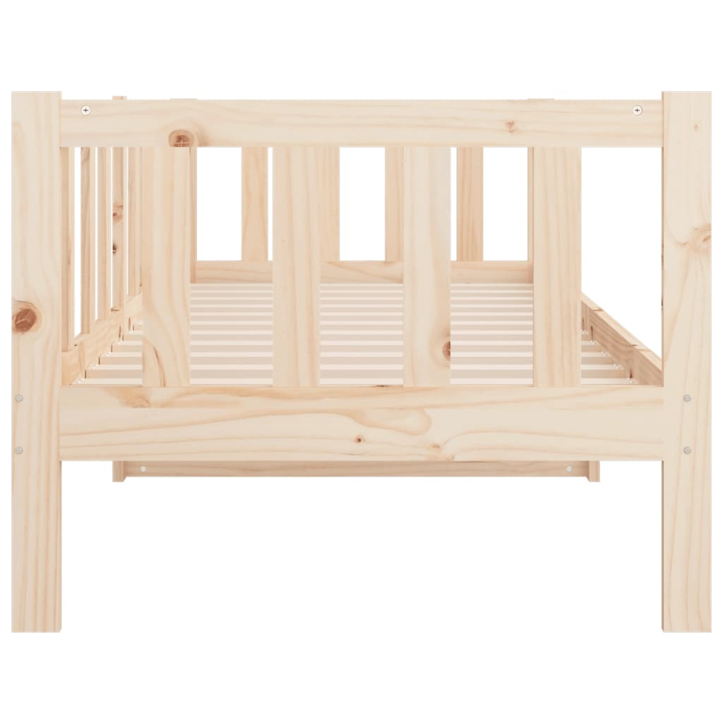 Dormeuse senza Materasso 80x200 cm in Legno Massello di Pino - homemem39